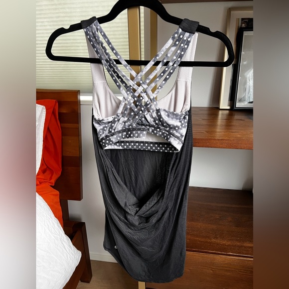 Lululemon Wild Tank Black / Dottie Dream Rose Neutral Blush Black - Picture 4 of 5